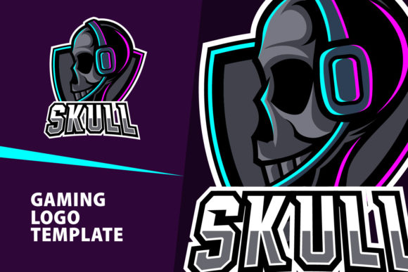 Download Skull Mascot Gaming Logo Design - Skull Collection