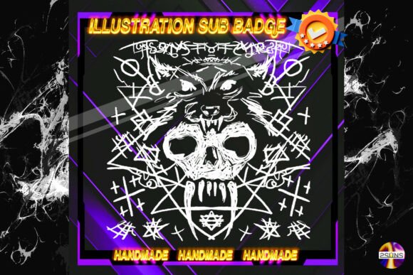 Download Handmade Sublimation Skull Baphomet Png - Skull Collection