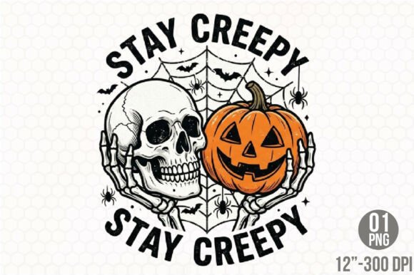 Download Stay Creepy Png, Retro Halloween Png - Creepy png Collection