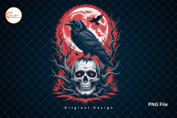 Download Gothic Raven Skull PNG, Halloween PNG - Skull Collection